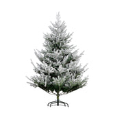 HOMCOM 6ft Green Artificial Christmas Tree: Realistic Hinged Pine Xmas Tree w/ 795 Auto-Open Branches, Steel Base for Home & Holiday Decor