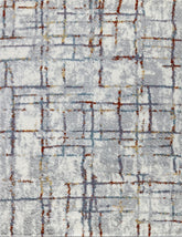 Luxury Ivory Shag Area Rug - 100% Polyester, 1.18" Pile Height, 5'3"x7' - Soft, Durable, Stain-Resistant for Living Room, Bedroom, High-Traffic Areas - Made in Turkey