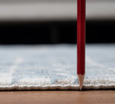 Elegance GC_CNC6009 Blue 2'7" x 7'3" Area Rug - Soft Polyester, Stain-Resistant, Low Pile for Entryways, Living Rooms, Hallways - Durable, Turkish Made, Home Decor