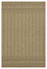 Earth GC Jute/Mocha 2.6x7.2 ft Indoor Outdoor Area Rug - Durable Polypropylene, Stain Resistant, Flatweave for Patio, Deck, Entryway, Living Room, Kid & Pet Friendly