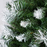 4ft White & Green Artificial Christmas Tree Set with LED Lights, 3-Piece Wreath & Entrance Trees, Fire-Resistant PVC, Easy Assembly, Glamorous Gold Pots for Home Decor