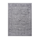MARFI Collection 5x7 Grey Oriental Area Rug: Trendy Stain-Resistant Polyester, Kid & Pet-Friendly, Durable Medium Pile (0.35"), Turkish Made