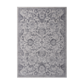MARFI Collection 5x7 Oriental Area Rug - Stain Resistant, Non-Shedding Polyester in Grey; Durable, Kid & Pet Friendly for Living Room, Bedroom, Office, Turkey