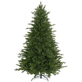 HOMCOM 6ft Artificial Christmas Tree: Realistic Green Xmas Tree with 1821 Tips, Hinged Branches for Easy Assembly, Foldable Metal Stand, Flame Retardant Decor for Home & Office Holiday Festivities