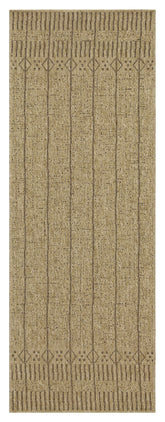 Earth GC NT1009 Jute/Mocha Polypropylene 7'10" x 10'3" Indoor/Outdoor Area Rug - Stain Resistant, Easy Clean, Flatweave for High Traffic Areas & Patios, Made in Turkey