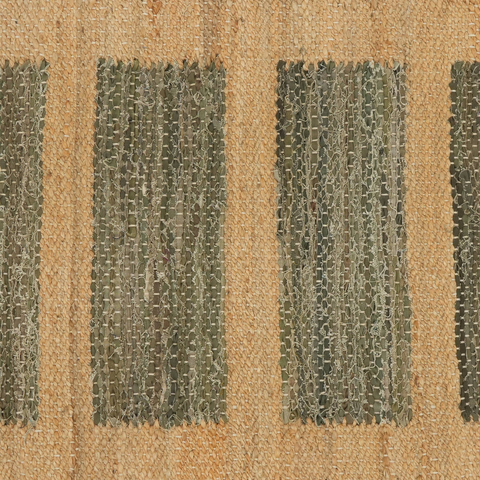 Spike 36"x24" Beige Scatter Rug - Soft Cotton Blend Accent Rug for Living Room, Bedroom, Entryway - Textured Fringed Home Decor, India