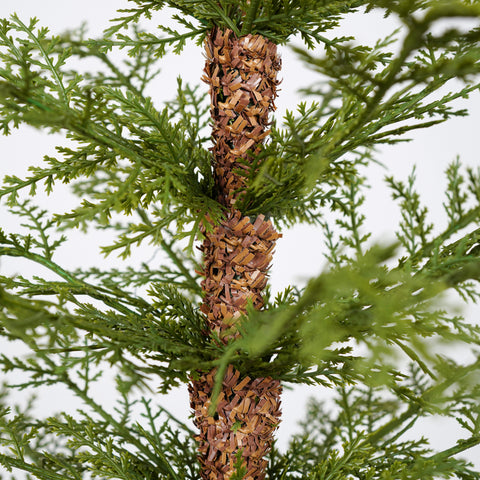 4ft Pre-Lit Artificial Christmas Trees (Set of 2) - Realistic PE Needles, Easy Assembly, Potted Stand, Green | Perfect for Home, Porch, Mantel Decor