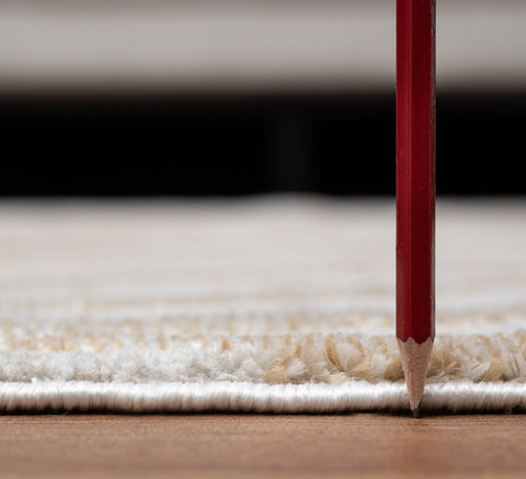 Elegance GC Gold 2x3 ft Area Rug: Soft Polyester Animal Skin Pattern Accent Mat, Stain Resistant, Kid & Pet Friendly, Durable Entryway Rug Made in Turkey