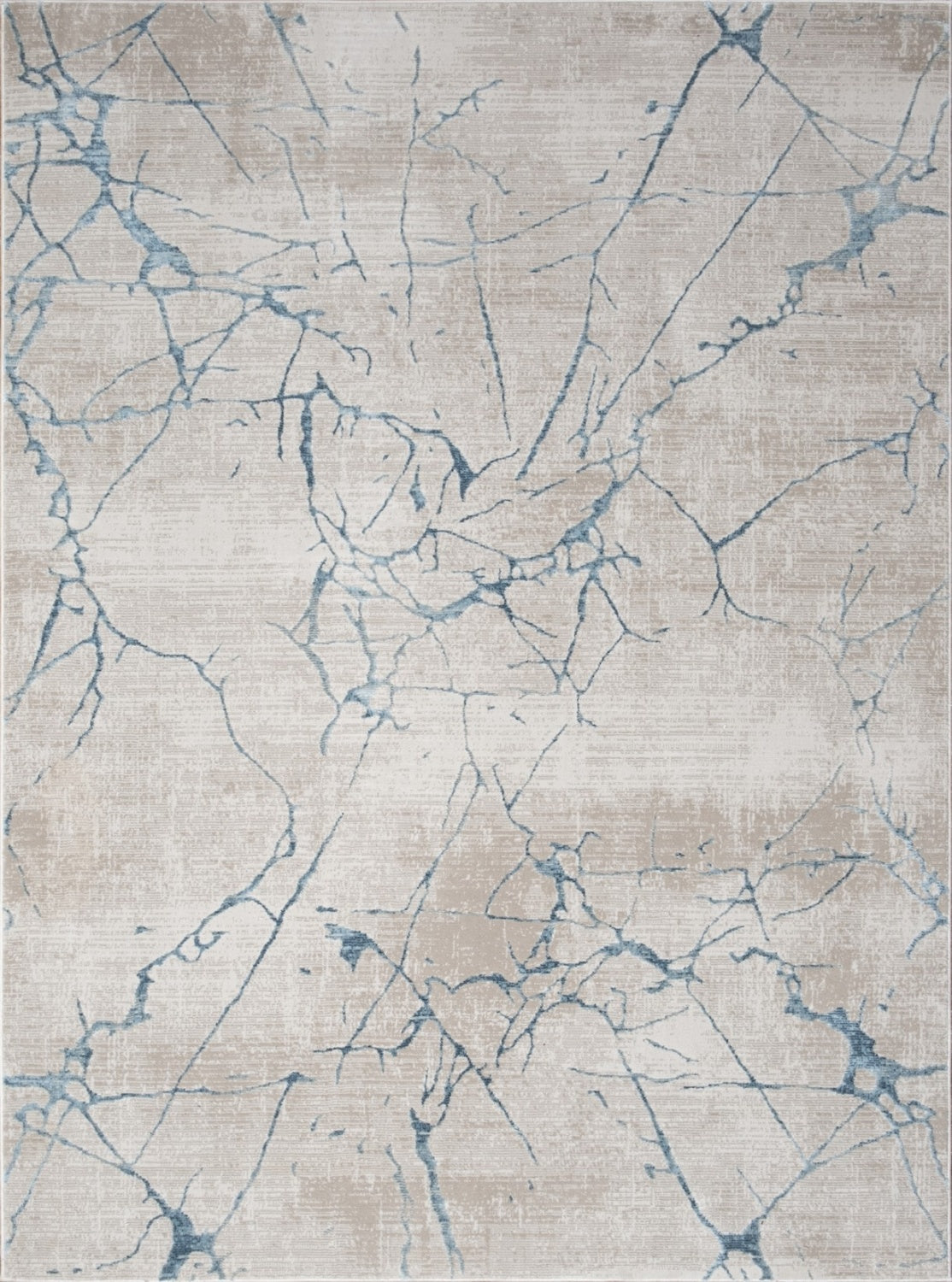 Elegance GC_CNC6005 Blue 2'x3' Area Rug - Soft Polyester, Durable, Stain-Resistant Accent Rug for Entryways, Living Rooms, Bedrooms, Made in Turkey