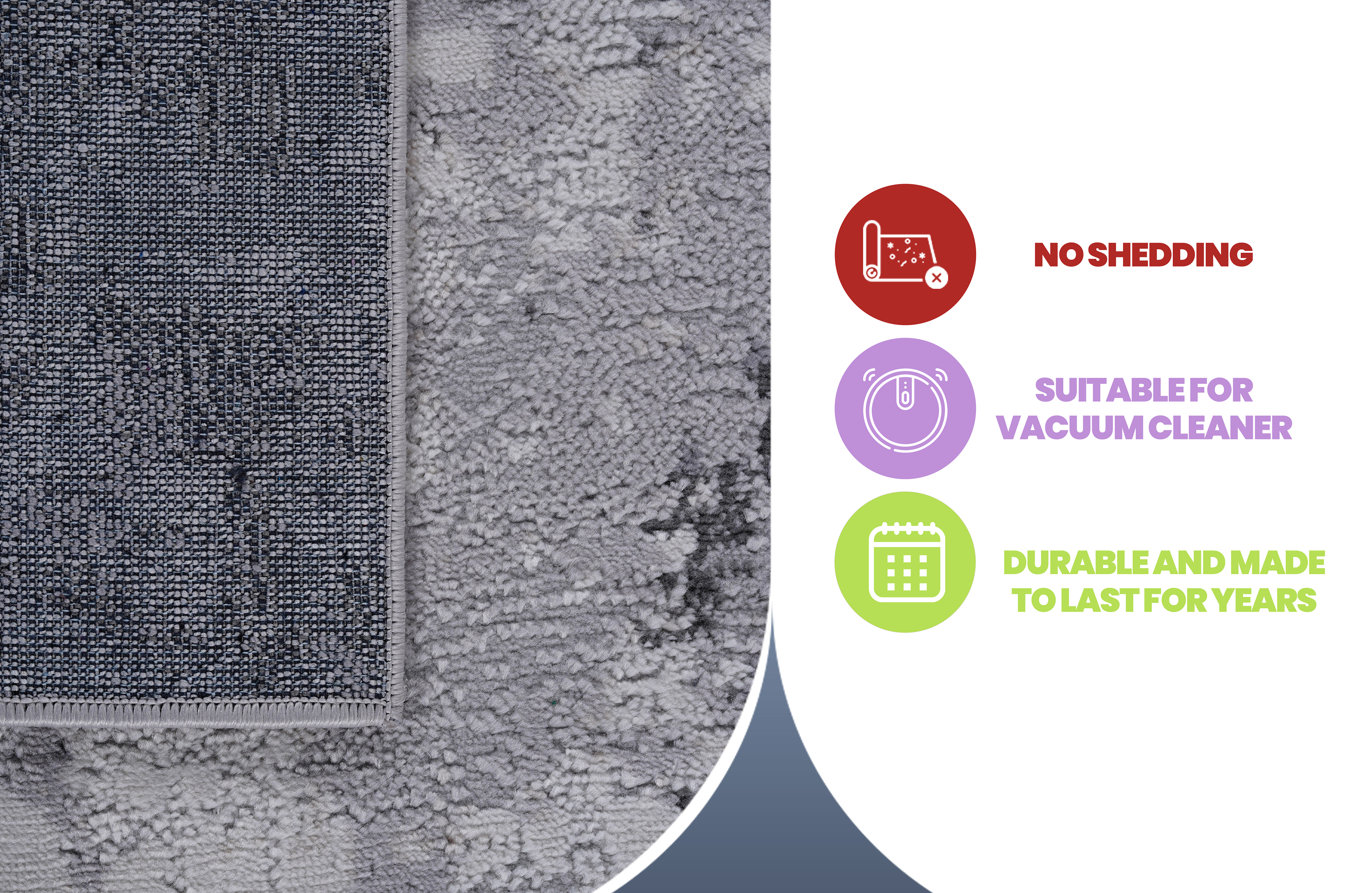 MARFI Collection 6x9 Ivory/Sand Abstract Area Rug - Stain-Resistant Polyester, Medium Pile, Durable, Kid & Pet-Friendly, Turkish Made for Living Room, Bedroom, Entryway