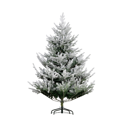 HOMCOM 6ft Green Artificial Christmas Tree: Realistic Hinged Pine Xmas Tree w/ 795 Auto-Open Branches, Steel Base for Home & Holiday Decor