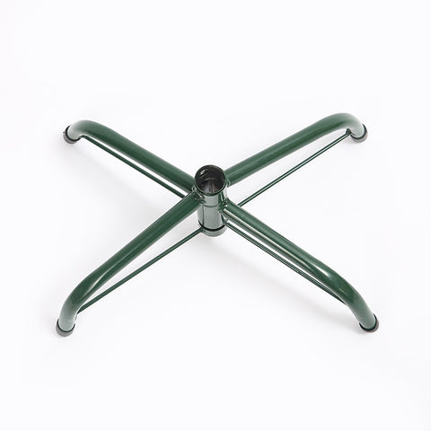 8ft Full Natural Spruce Artificial Christmas Tree - Unlit Green PVC Fir with 1680 Fluffy Tips &amp; Sturdy Foldable Metal Stand - Perfect for Home Holiday Decor