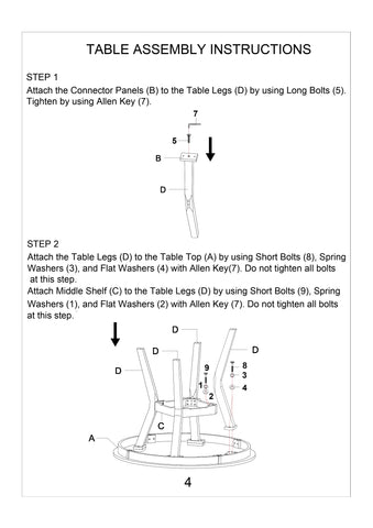 Contemporary Grey Rubberwood Dining Set: Round Table w/ Shelf & 4 Cushioned Fabric Chairs, Modern Style for Dining Room, Seats 4, 47" Dia Table