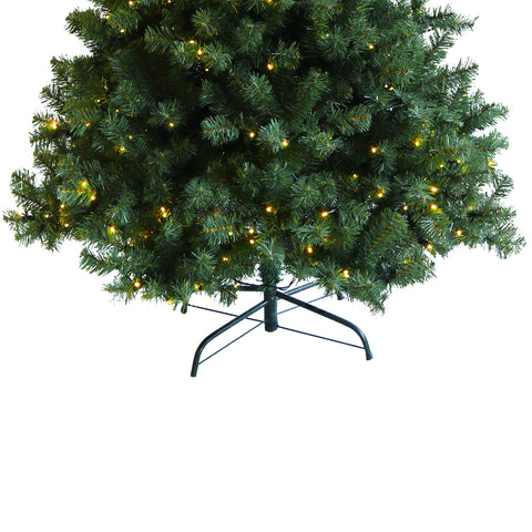 6ft Pre-lit Artificial Christmas Tree - Ultra-Realistic Green PVC Hinged Xmas Tree with 1000 Tips &amp; Sturdy Foldable Metal Stand - Easy Setup &amp; Storage for Festive Home Decor