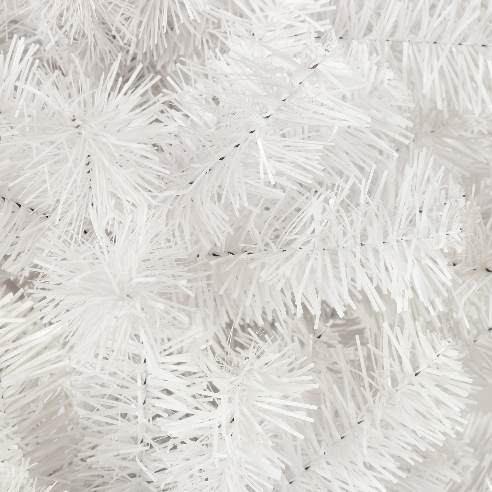 7.5ft White Slim Artificial Christmas Tree | Pencil Design for Apartments & Small Spaces | 1000 Tips for Full Look | Durable Metal Stand | Flame-Retardant PVC | Easy Assembly | Holiday Decor