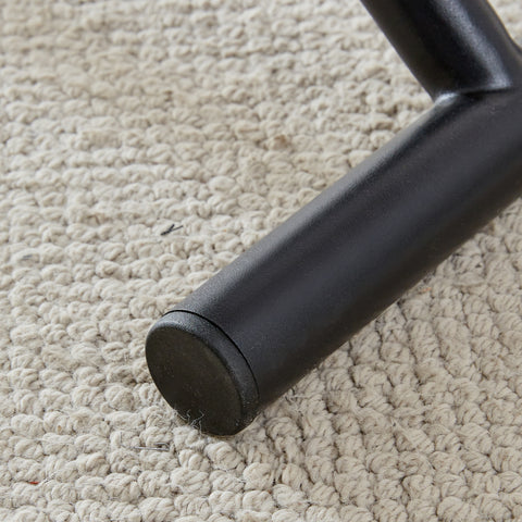 Modern Minimalist Lift-Top Coffee Table & 4 Upholstered Dining Chairs Set, Wood Grain Craft Sticker Desktop, Black Metal Legs, Adjustable Height Dining/Office/Dressing Table, Space-Saving Design, Natural Wood Wash