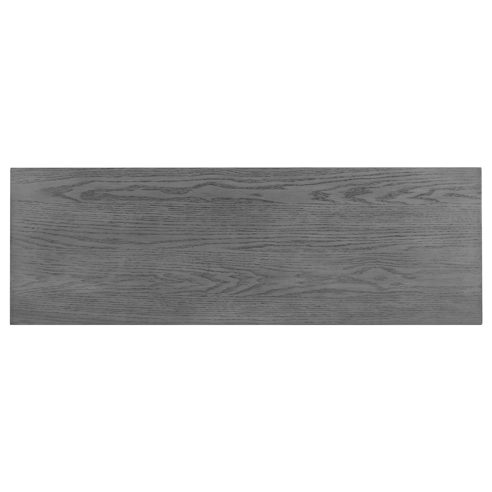 TOPMAX Farmhouse 48" Rectangular Wood Bar Height Dining Set for Small Kitchens & Breakfast Nooks - Gray Frame & Beige Cushions, Seats 2, Acacia Wood, Space-Saving Design