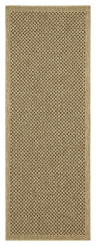 Earth GC_NTL1005 Jute/Mocha 5'3" x 7'3" Indoor/Outdoor Area Rug - Durable Polypropylene, Stain-Resistant, Easy Clean, Flatweave for Entryways, Patios, Living Rooms, Made in Turkey