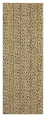 Earth GC Jute/Mocha 7'10"x10'3" Indoor/Outdoor Area Rug - Stain Resistant Polypropylene, Flatweave, Easy Clean, Durable for Patio, Deck, Living Room, Entryways, Made in Turkey