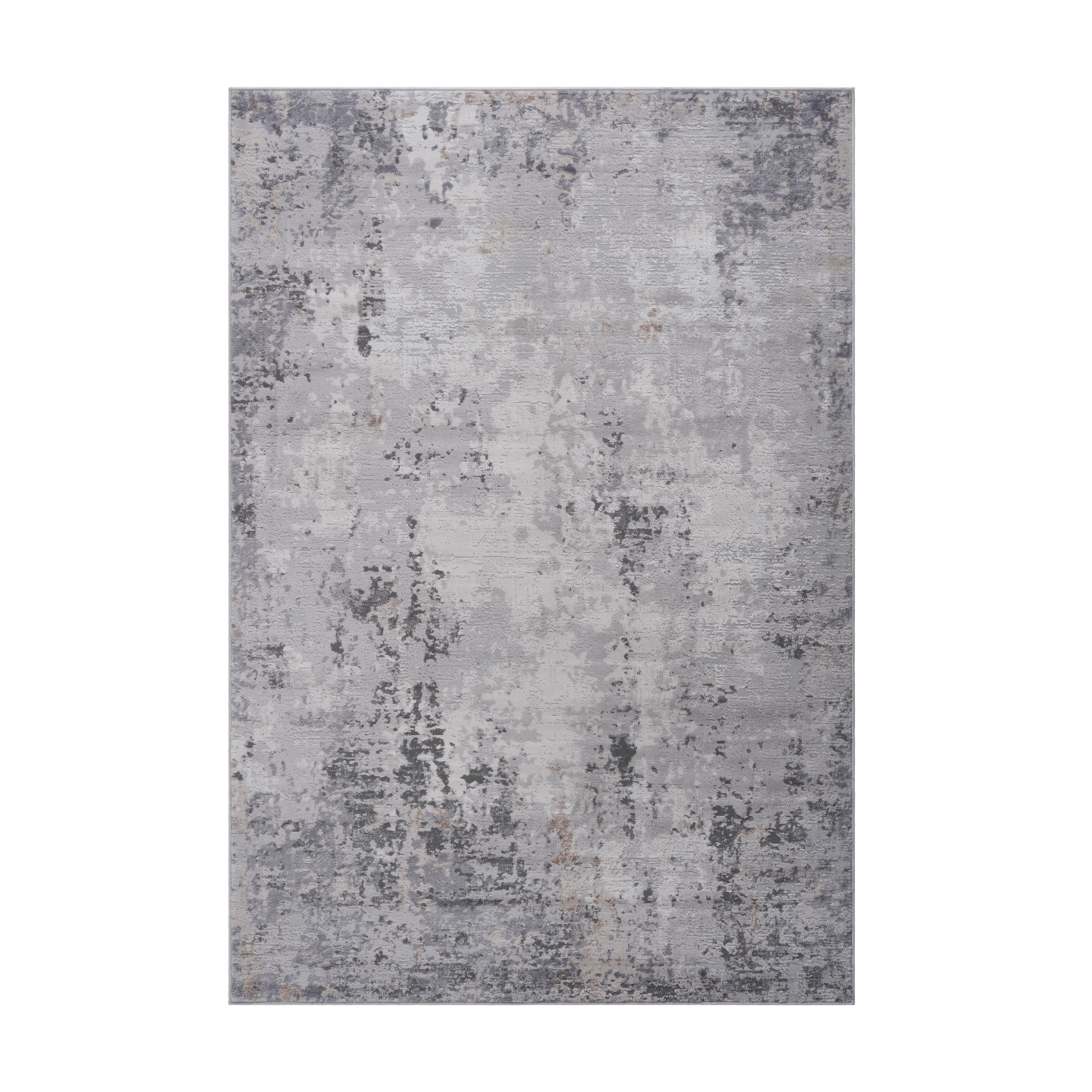 MARFI Collection 2'x3' Ivory Taupe Abstract Doormat Rug - Stain Resistant, Non-Shedding Polyester, Latex-Free Cotton Back, 0.35" Pile - Perfect for Entryway, Living Room, Bedroom, High-Traffic Areas