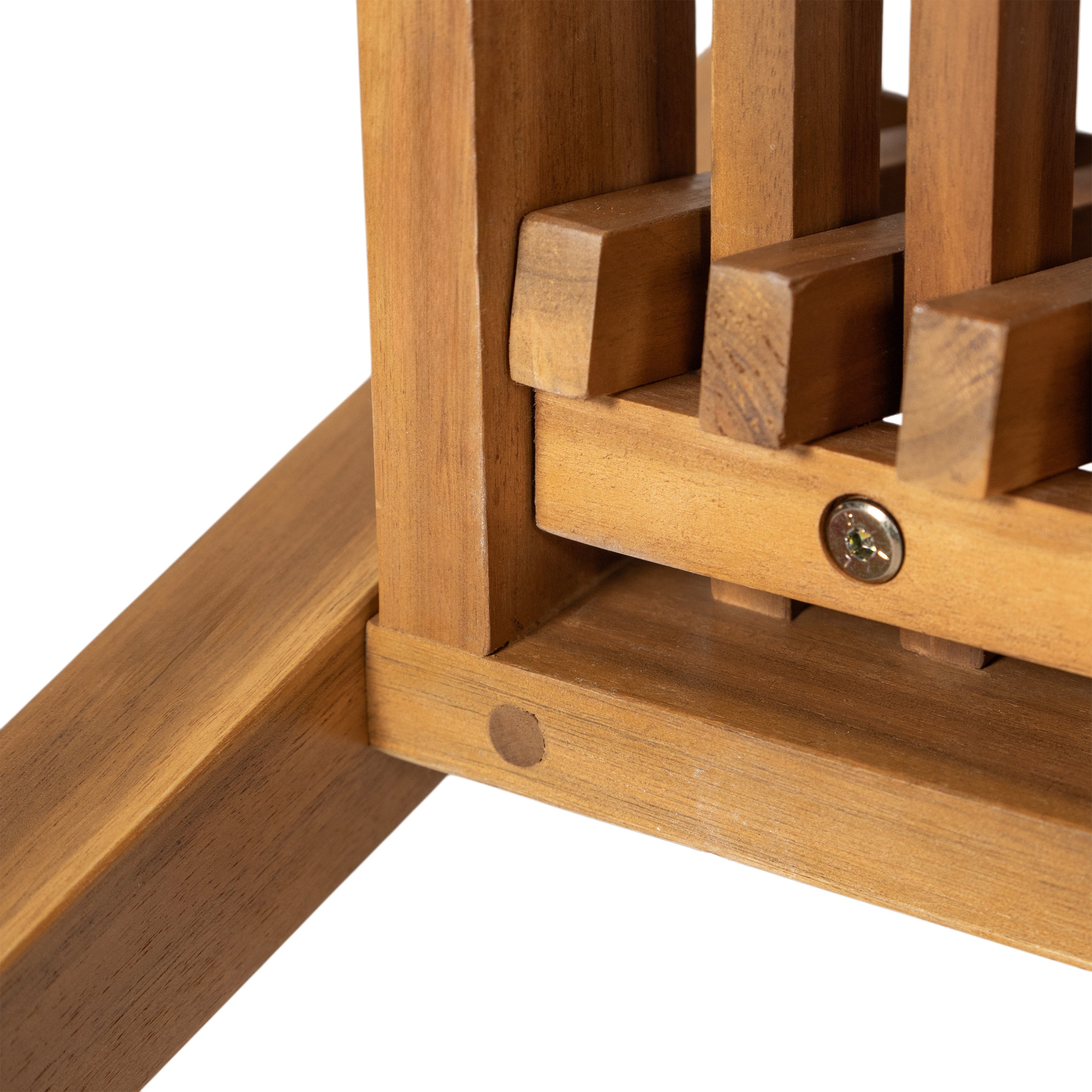 Durable 5-Piece Acacia Wood Patio Furniture Set: Natural Table & 4 Beige Cushioned Chairs for Outdoor Dining, Garden, Deck - Heavy-Duty, All-Weather, 69" Table, 400lb Chairs