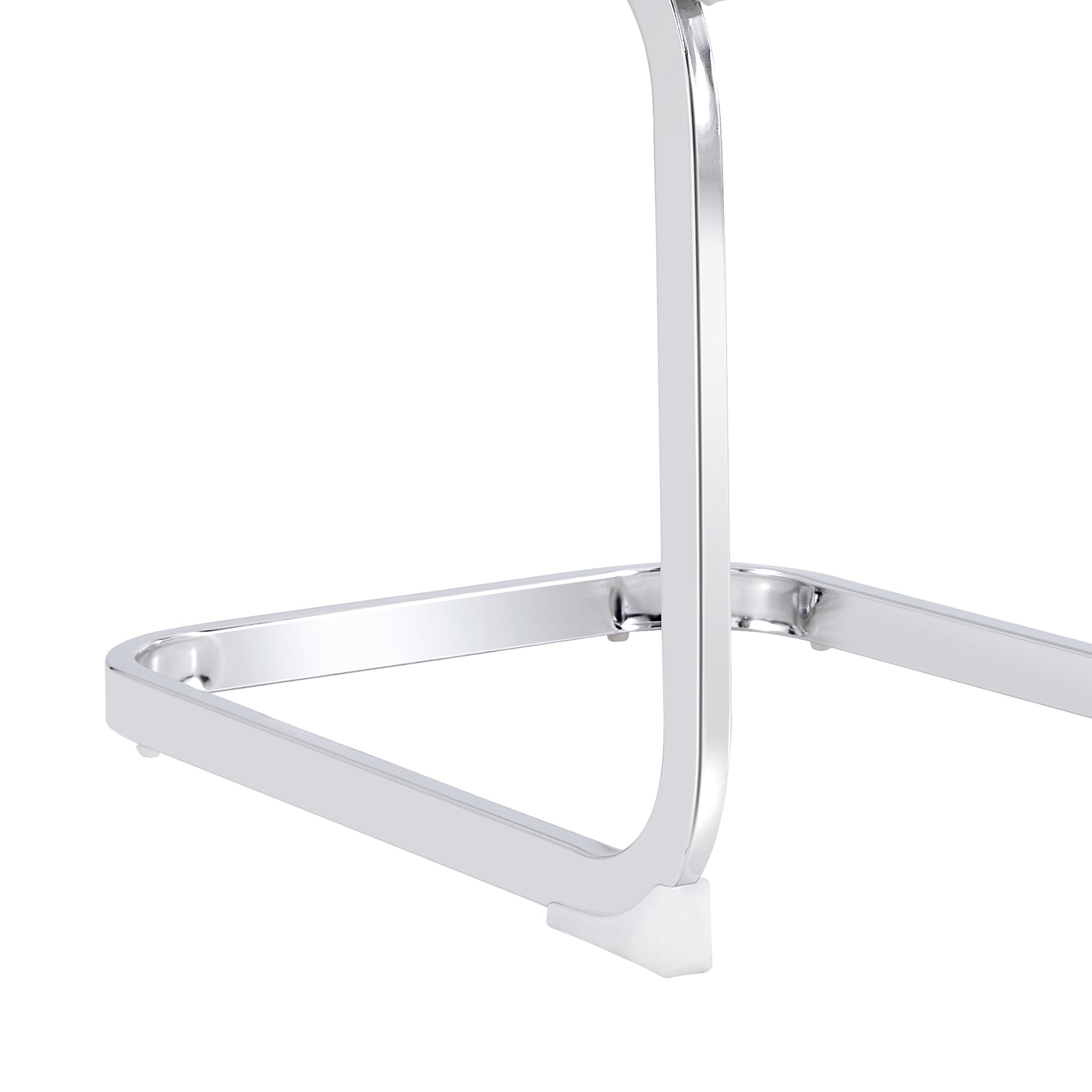 Elegant 71" Clear Tempered Glass Dining Table Set with 6 Light Gray PU Chairs, Silver Metal Legs - Modern Minimalist 6-Seater for Dining Room & Kitchen