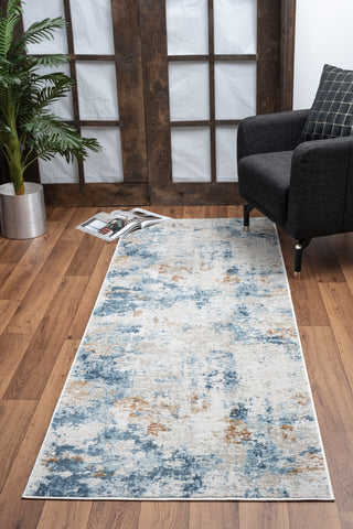 Elegance GC_CNC6003 Abstract Beige Polyester Area Rug 7'10" x 10'3" | Soft, Stain-Resistant, Kid &amp; Pet Friendly for Living Room, Bedroom, High Traffic Areas | Durable Jute Backing, Made in Turkey