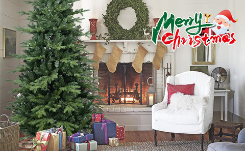 5FT Green PVC+PE Christmas Tree - Lush & Realistic Hinged Tree with 1488 Tips, Sturdy Metal Stand, Easy Assembly for Home & Holiday Decor