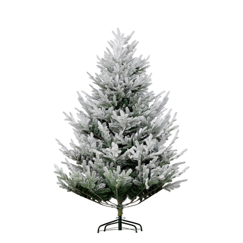 HOMCOM 6ft Green Artificial Christmas Tree: Realistic Hinged Pine Xmas Tree w/ 795 Auto-Open Branches, Steel Base for Home & Holiday Decor