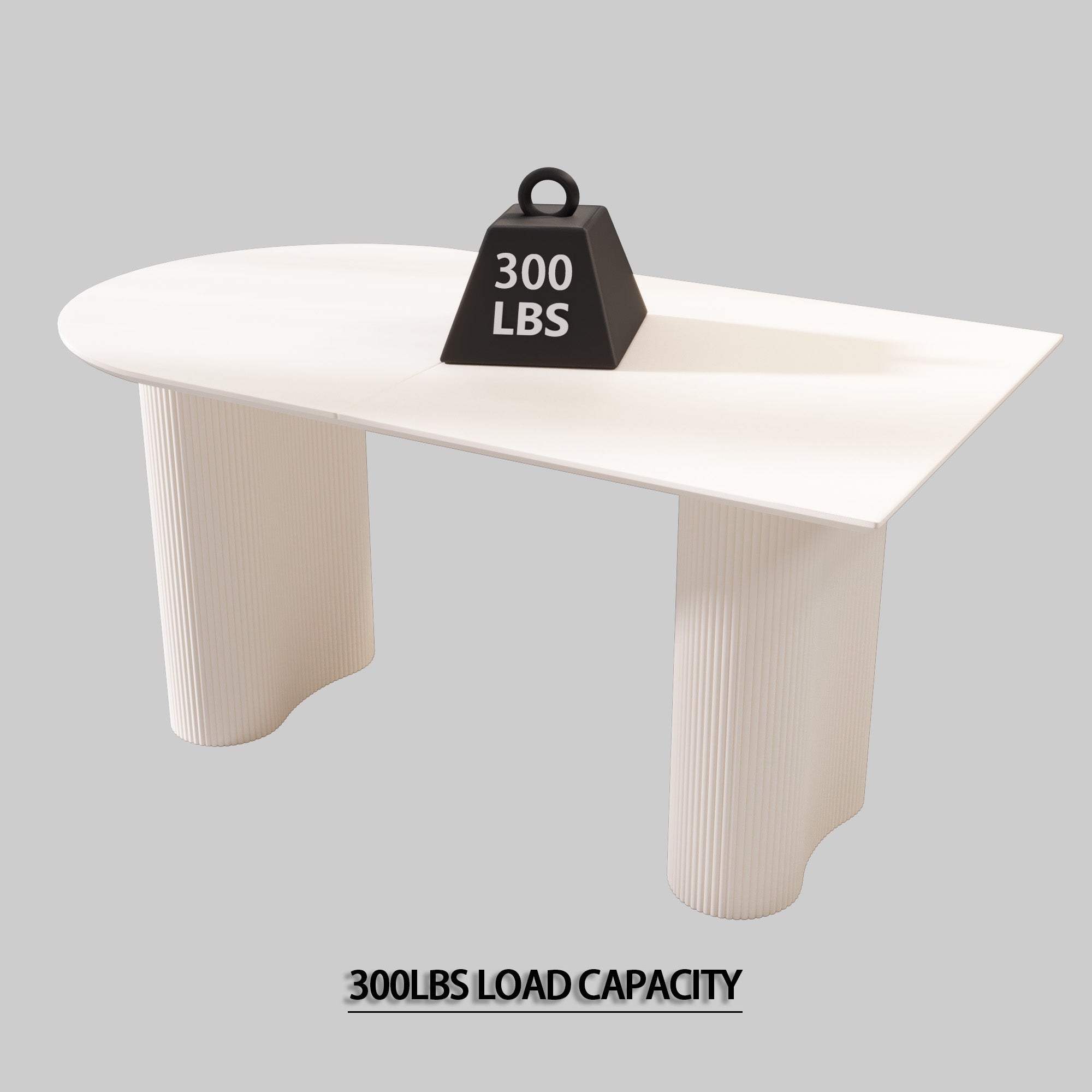 63" Cream MDF Dining Table Set for 6: Modern PU Armless Chairs with Silver Metal Legs, Mid-Century Style, Stain-Resistant Top, Ideal for Home Kitchen & Dining Room Gatherings