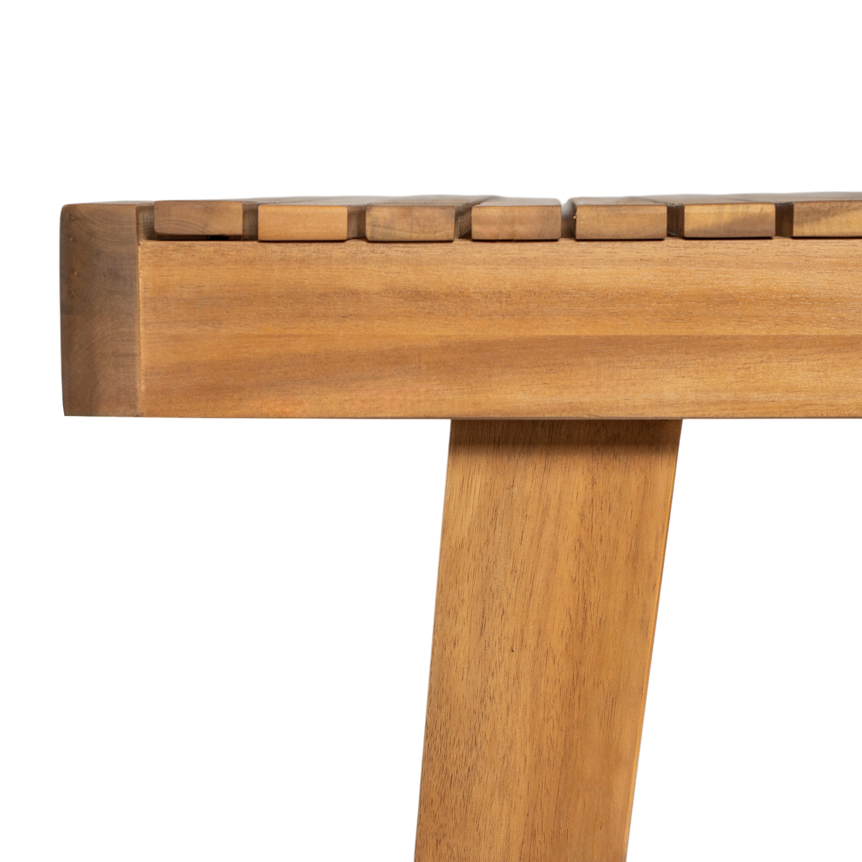 Durable 5-Piece Acacia Wood Patio Furniture Set: Natural Table & 4 Beige Cushioned Chairs for Outdoor Dining, Garden, Deck - Heavy-Duty, All-Weather, 69" Table, 400lb Chairs