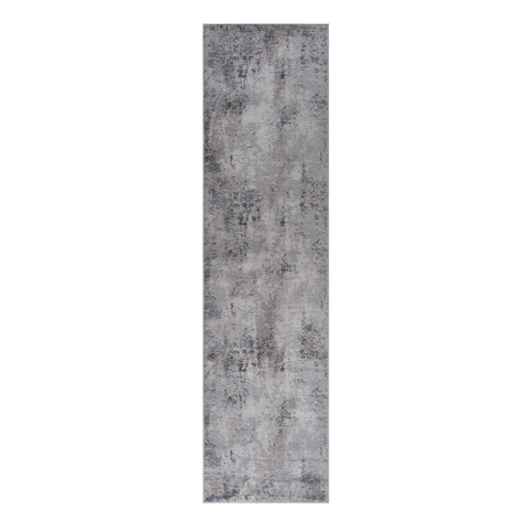 MARFI Collection 2'x8' Ivory & Taupe Abstract Runner Rug - Stain Resistant, Non-Shedding Polyester, Medium Pile for Entryway, Hallway, Living Room, Dining Room, Home Office