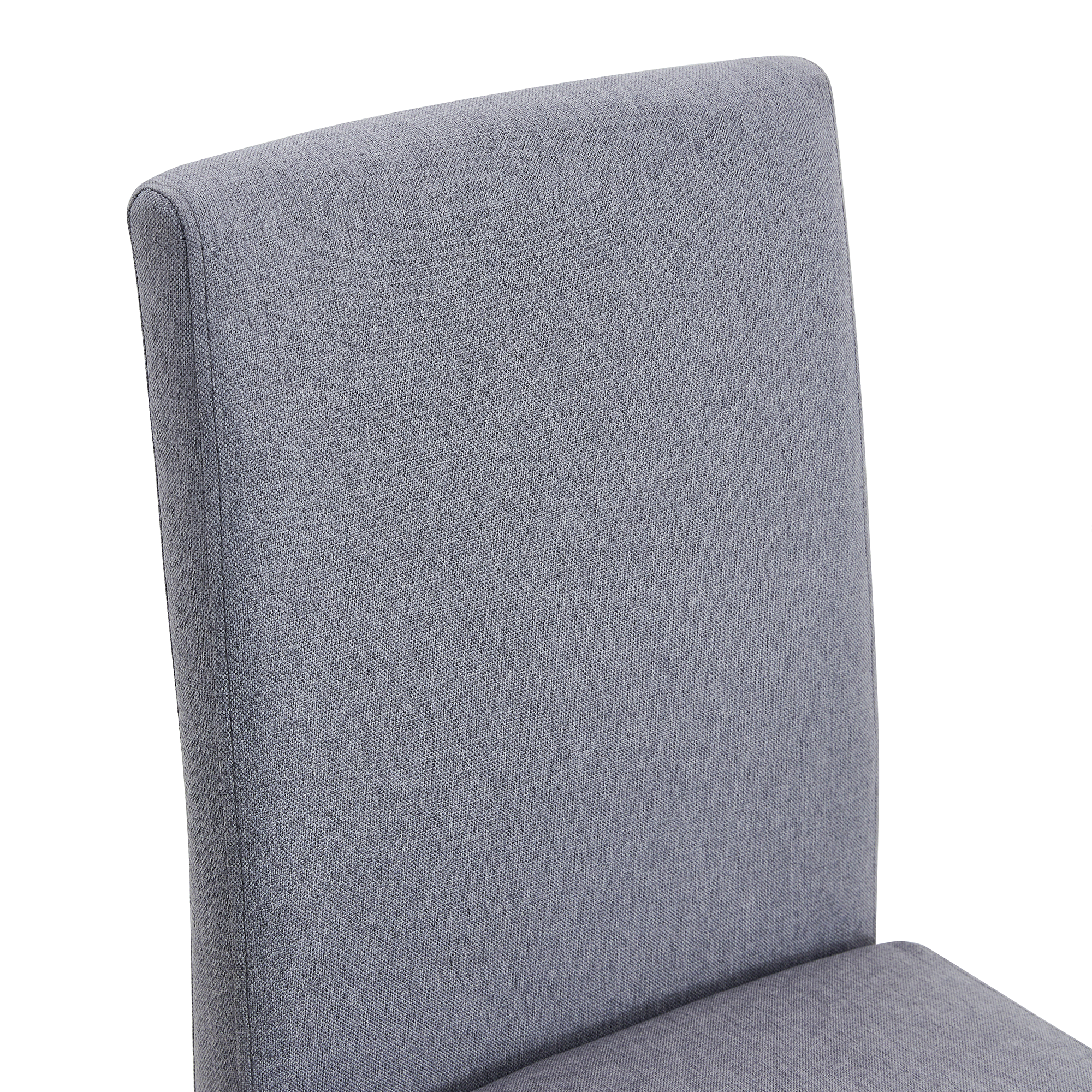 71" Wooden & Black Spliced Dining Table Set with Storage, Seats 6, Paired with Light Gray Linen-Cotton Chairs - Perfect for Kitchen, Dining Room, Home Gatherings