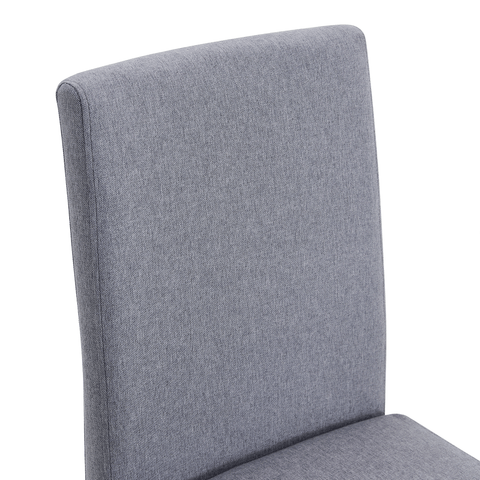 71" Wooden & Black Spliced Dining Table Set with Storage, Seats 6, Paired with Light Gray Linen-Cotton Chairs - Perfect for Kitchen, Dining Room, Home Gatherings