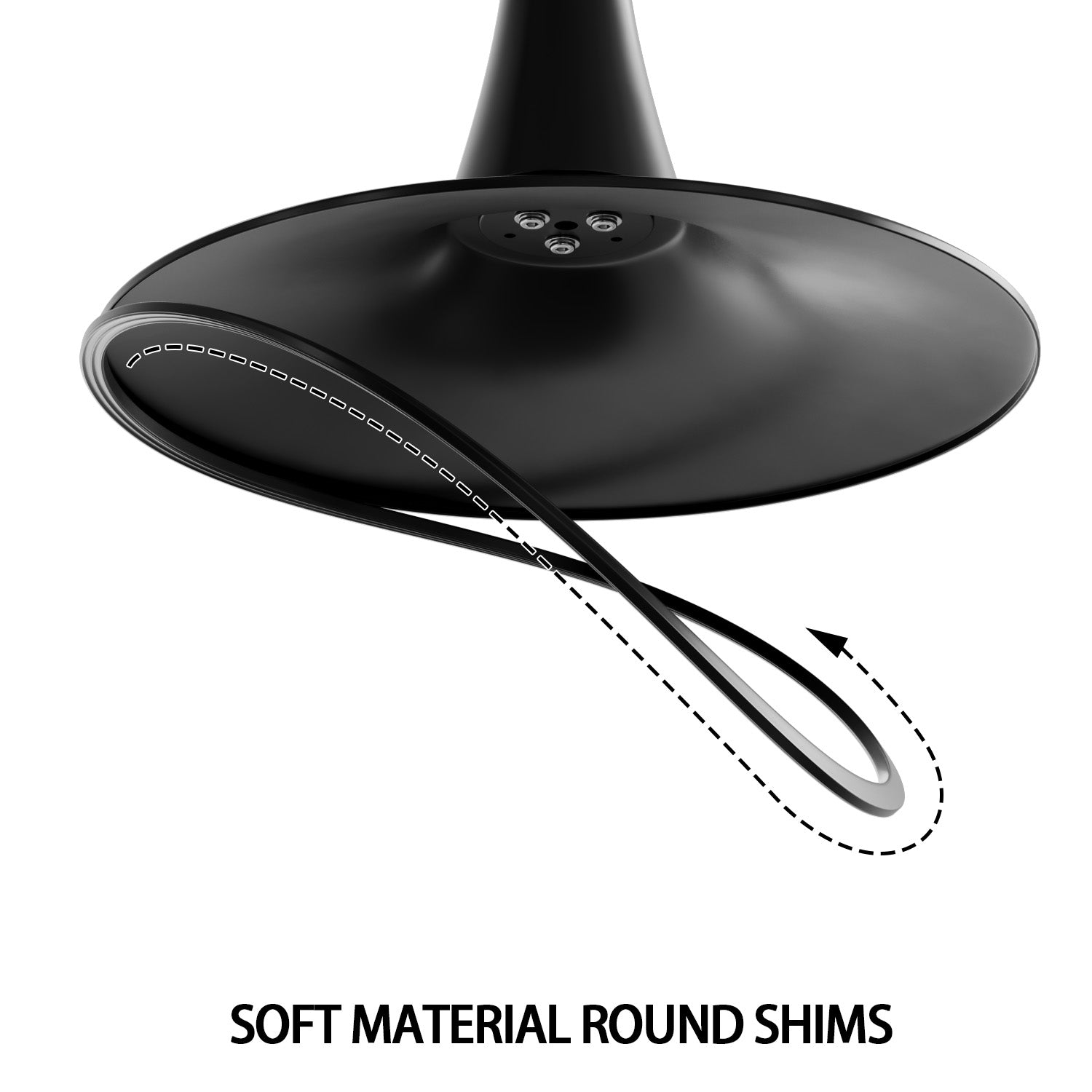 31.5" Walnut Tulip Dining Table Set for 2-4, Round MDF Kitchen Table with 2 Black PU Metal Leg Chairs - Modern Compact Dining Room Furniture, Easy Assembly