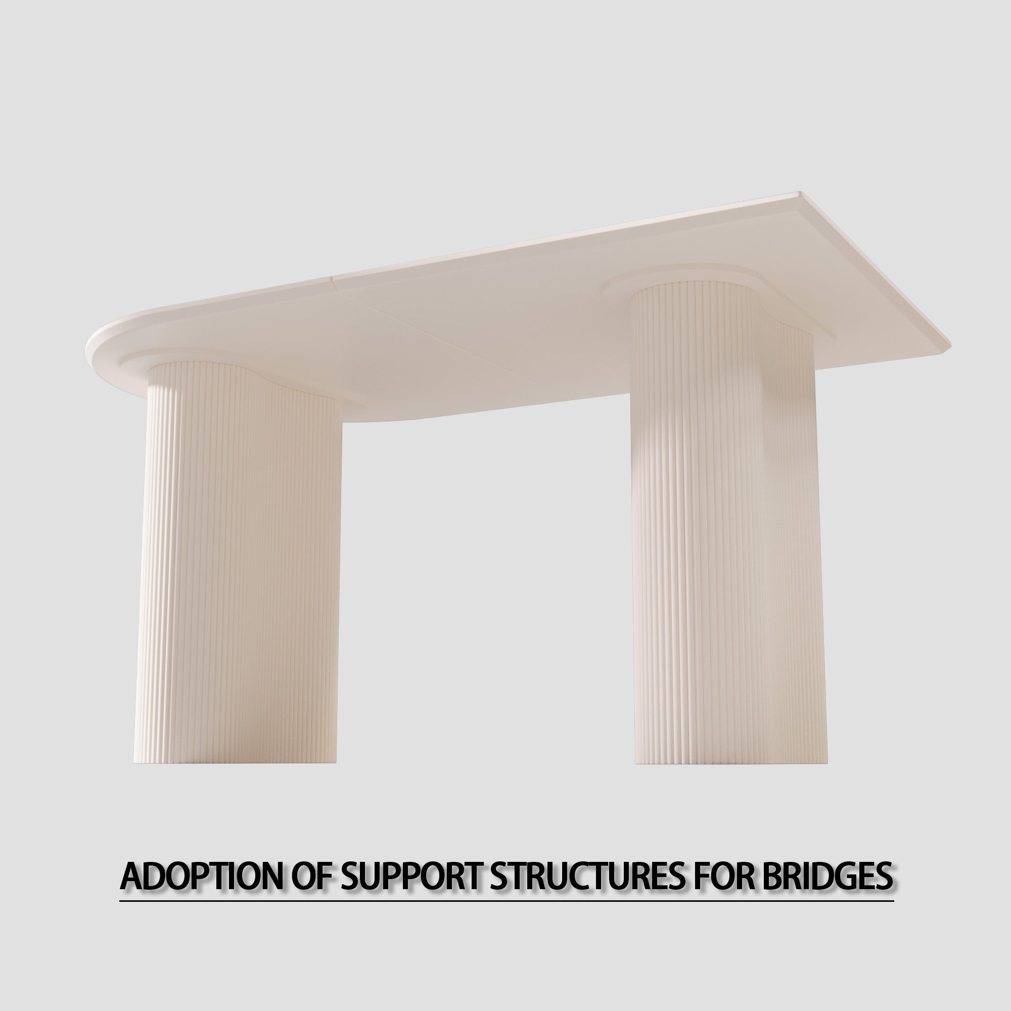 63" Cream MDF Dining Table Set for 6: Modern PU Armless Chairs with Silver Metal Legs, Mid-Century Style, Stain-Resistant Top, Ideal for Home Kitchen & Dining Room Gatherings