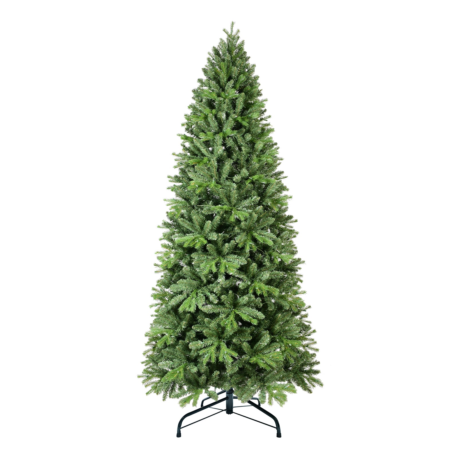 5FT Full-Bodied Green Christmas Tree: 756 Realistic PE+PVC Tips, Hinged Branches, Easy Assembly, Stable Metal Stand - Perfect Holiday Home Decor