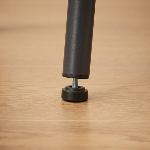 Rustic Grey Industrial Pub Dining Table Set for 6 - 7pc Bar Table w/ PU Leather Back Chairs, 47.2"L x 23.6"W x 35.4"H, Kitchen, Breakfast Nook, Living Room, Bar Area