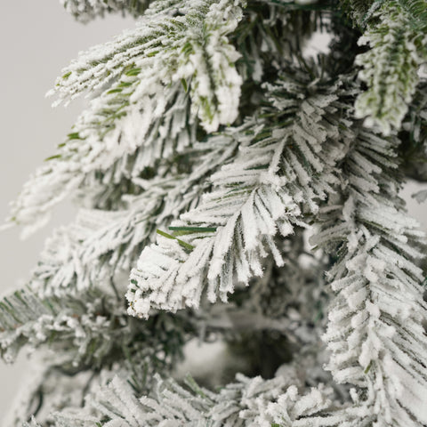 Pre-lit 4-Piece Christmas Tree Set: 4ft Artificial Tree, Wreath, Garland & 2 Entrance Trees with 330 Warm White LED Lights, Lush Green PVC Foliage for Festive Home & Office Decor