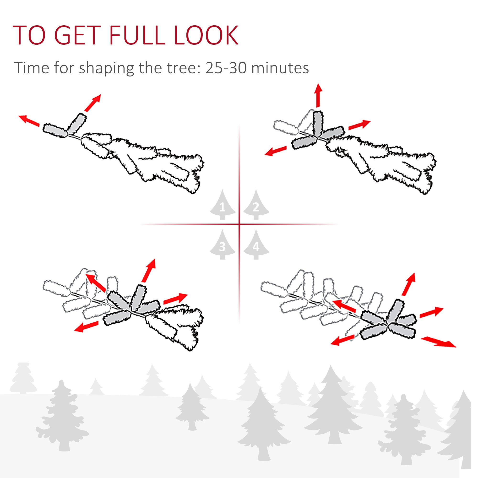 HOMCOM 6ft Snow-Flocked Slim Pine Artificial Christmas Tree | Realistic Green Branches, 394 Tips | Auto-Open, Sturdy Steel Base | Indoor Holiday Decor, Living Room, Party