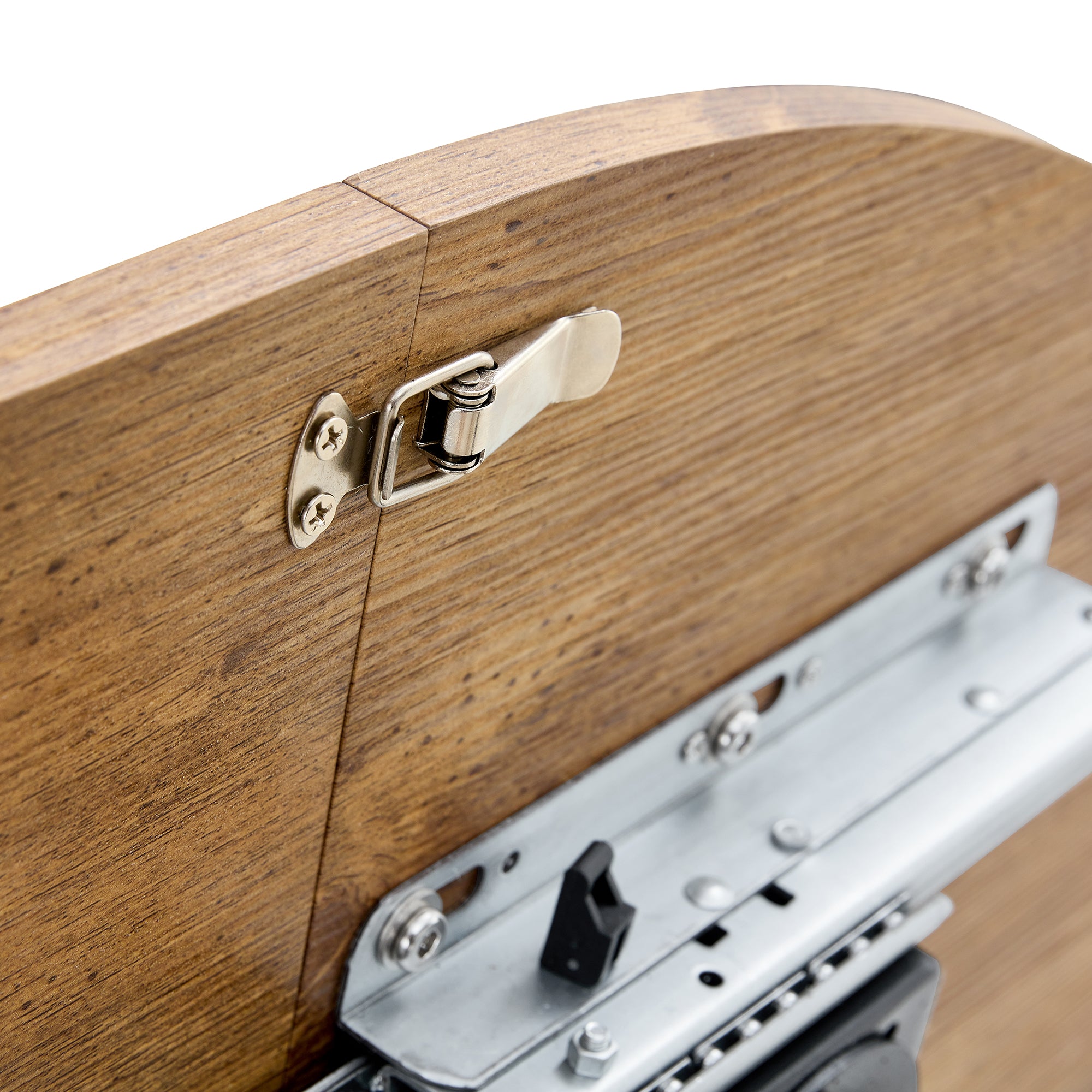 Modern Extendable Round Wood MDF Dining Table Set with 4 PU Cushioned Armless Chairs, Wood Brown, Seats 4, Perfect for Kitchen &amp; Dining Room Gatherings