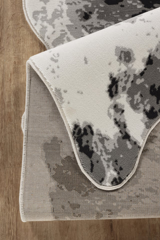 Gray 5x7 ft Area Rug: Ultra-Soft Polyester Cowhide Pattern Rug for Farmhouse, Rustic, Boho Living Rooms &amp; High-Traffic Areas - Stain Resistant, Kid &amp; Pet Friendly, Made in Turkey