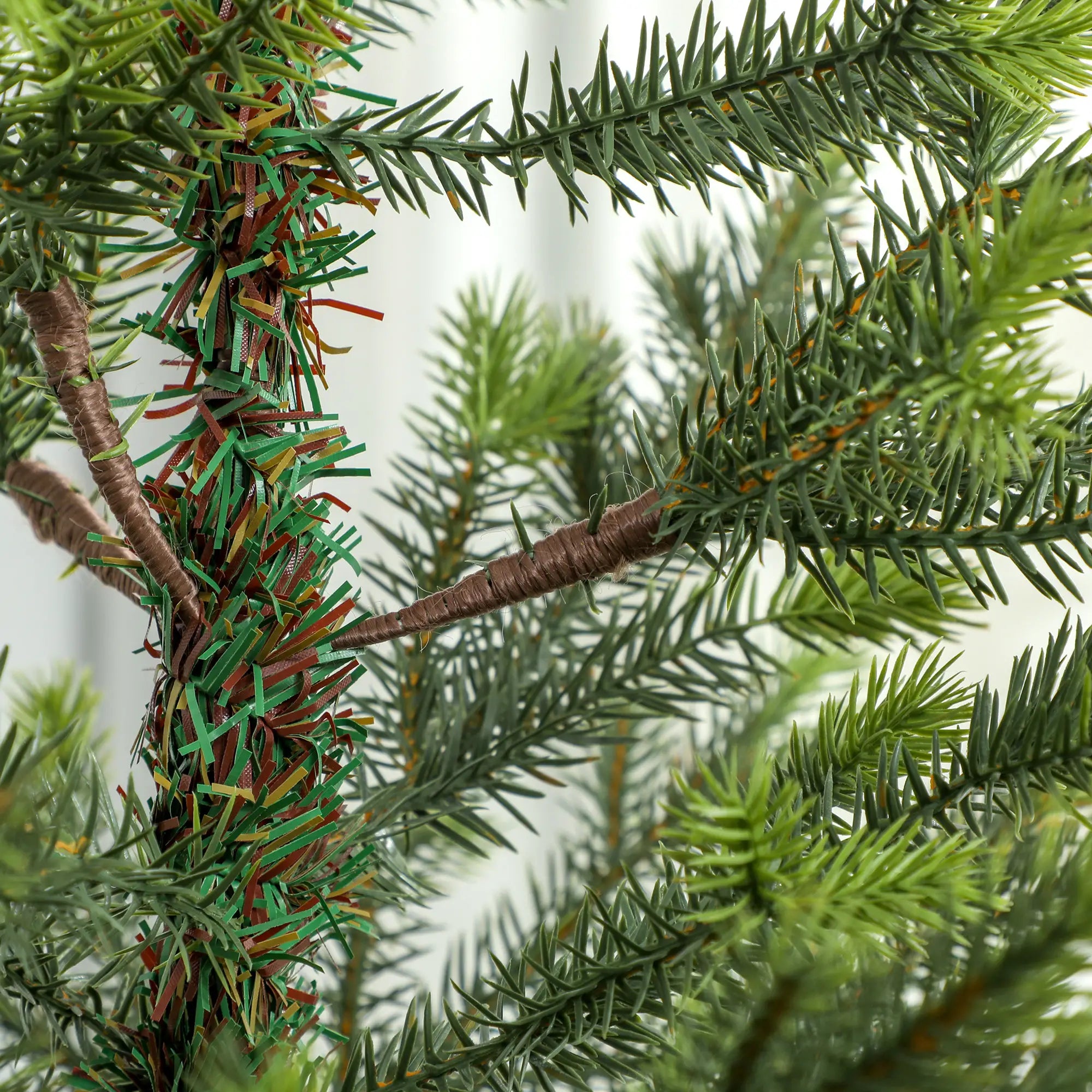 9ft Sparse Artificial Christmas Tree - Realistic Cedar Design, 4306 PE Tips, Hinged Branches, Flame Retardant, Steel Stand - Indoor Holiday Decor, Green, 106.3" H