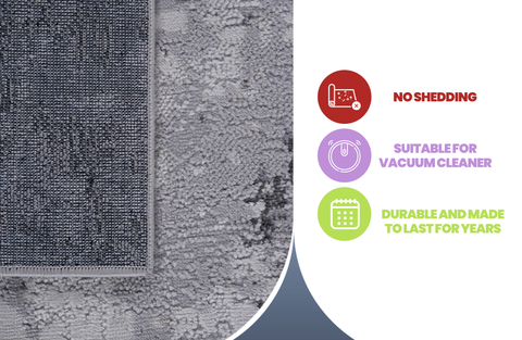 MARFI Collection 2'x3' Ivory Taupe Abstract Doormat Rug - Stain Resistant, Non-Shedding Polyester, Latex-Free Cotton Back, 0.35" Pile - Perfect for Entryway, Living Room, Bedroom, High-Traffic Areas