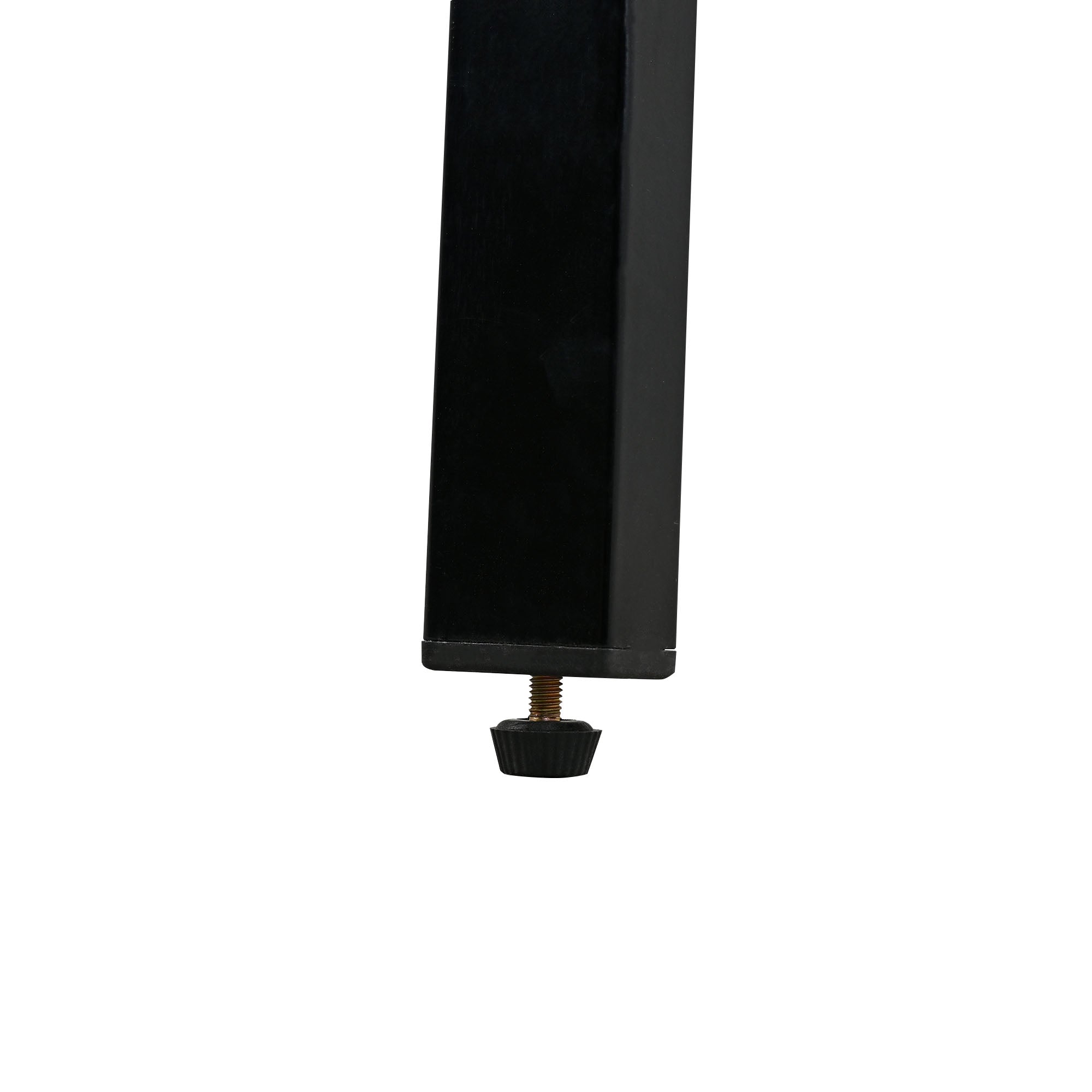 U-Style 6-Seater Outdoor Dining Set: Durable Steel Patio Furniture, Modern Black Balcony & Backyard Table & Chairs, 58.3" W, Easy Assembly, Residential Use