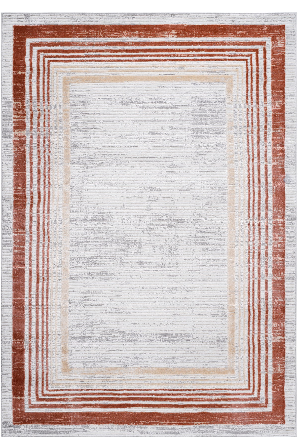 MARFI Collection 5x7 Brown Area Rug - Stain-Resistant, Non-Shedding Polyester for Living Room, Bedroom, Office. Kid & Pet-Friendly, Medium 0.35" Pile, Latex-Free Cotton Backing. Made in Turkey.
