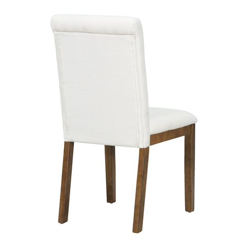 TOPMAX Farmhouse 76" Extendable Dining Table Set for 6: Dark Brown Solid Wood Trestle Kitchen Table w/ 18" Removable Leaf, Upholstered Chairs & Bench for Dining Room