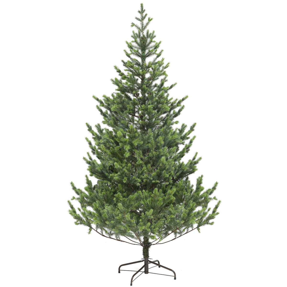 HOMCOM 6ft Sparse Cedar Artificial Christmas Tree - Realistic PE Needles, Hinged Design, Flame Retardant Green Xmas Tree for Home & Office Holiday Decor, 76.8"H