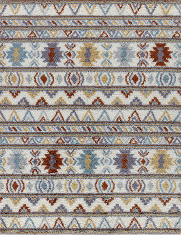 Loft Shag GC_CZY1008 Ivory 5'3" x 7' Shaggy Area Rug - Ultra-Soft 100% Polyester, 1.18" Pile Height, Durable, Stain Resistant, Made in Turkey for Living Room &amp; Bedroom