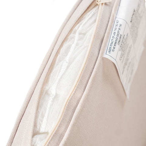 Durable 5-Piece Acacia Wood Patio Furniture Set: Natural Table & 4 Beige Cushioned Chairs for Outdoor Dining, Garden, Deck - Heavy-Duty, All-Weather, 69" Table, 400lb Chairs